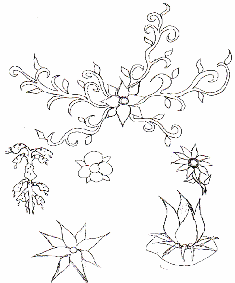 Design Flower Drawing | NewTattooDesigns