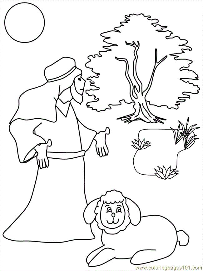 Lot Colouring Pages