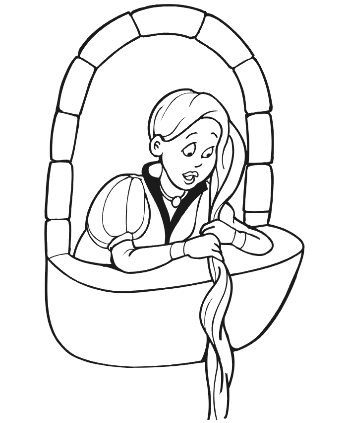 44 Hair Coloring Pages