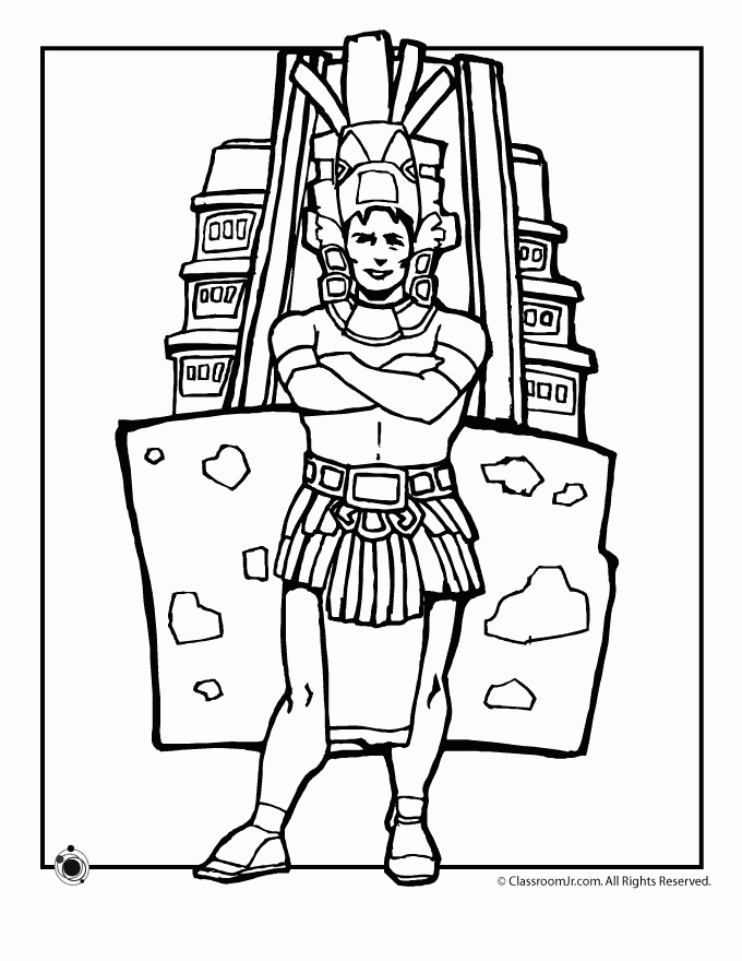 Only Horseland Aztec Coloring Pages