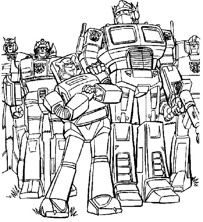 Transformers Are Unified Strong Coloring Page - Transformer 