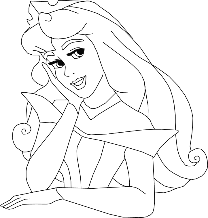 Sleeping beauty printable coloring pages | coloring pages for kids 