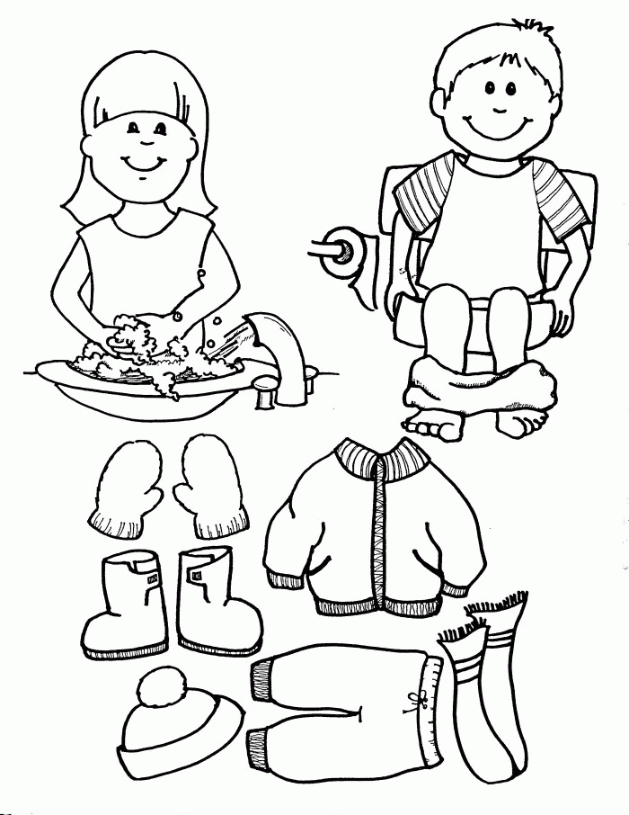 Janice's Daycare - People Coloring Sheets