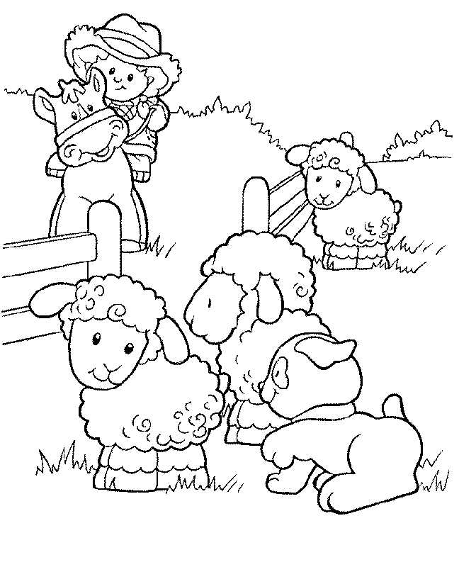 Little People Coloring Pages 4 | Free Printable Coloring Pages 