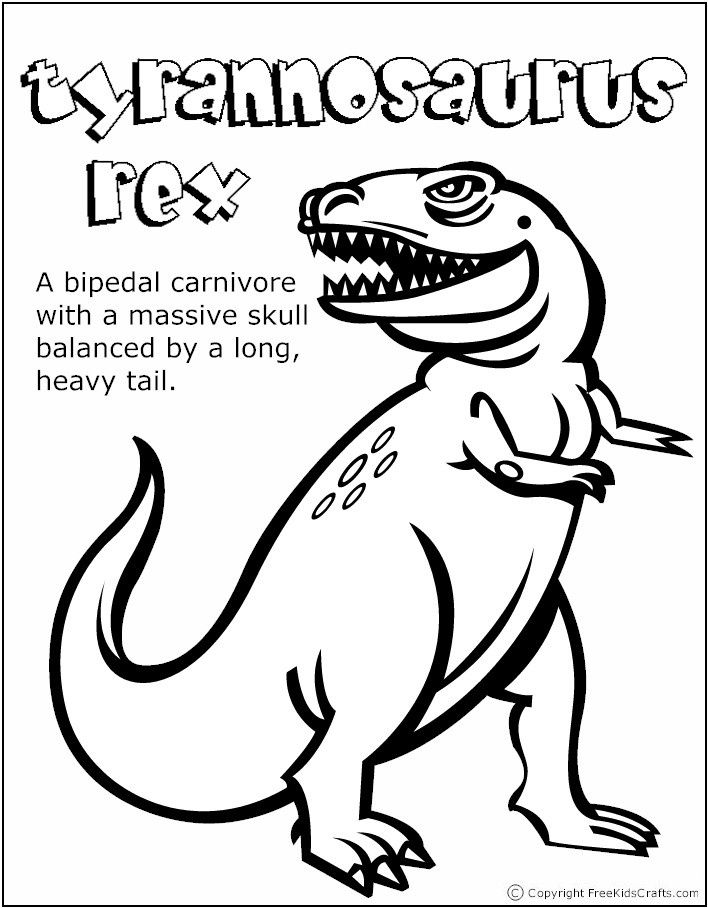 t rex colouring | Dinosaurs!