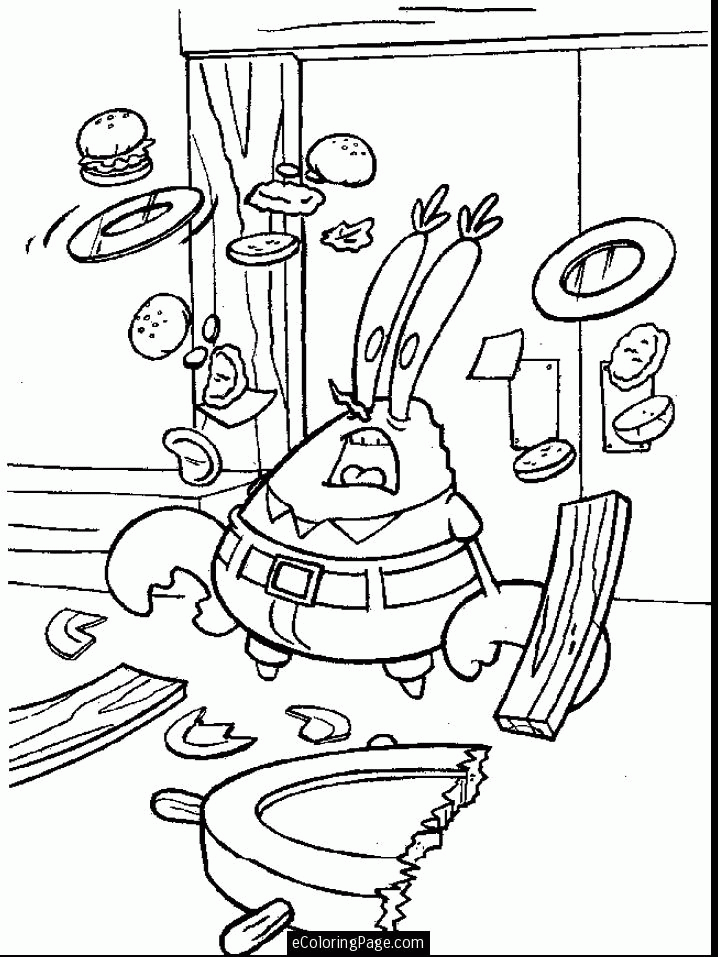 Mr Krabs Coloring Pages - Coloring Home