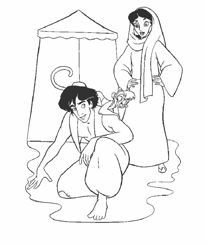 Aladdin | Free Printable Coloring Pages 