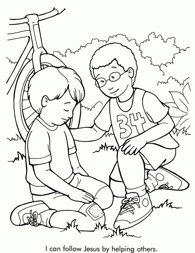 coloring pages for kids about helping others | Coloring Pages For Kids