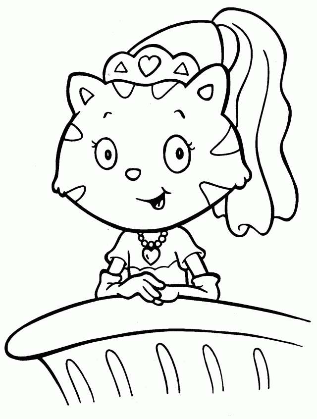 Cute Kitten Coloring Page 190 Free Kids Coloring Pages 82498 
