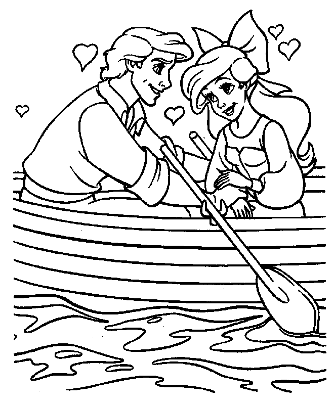 Ariel Little Mermaid Coloring Pages Printables | download free 