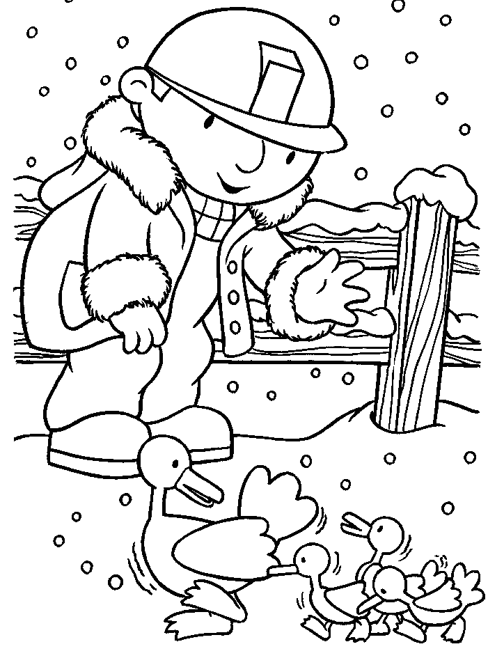Pudgy Bunny's Bob the Builder Coloring Pages