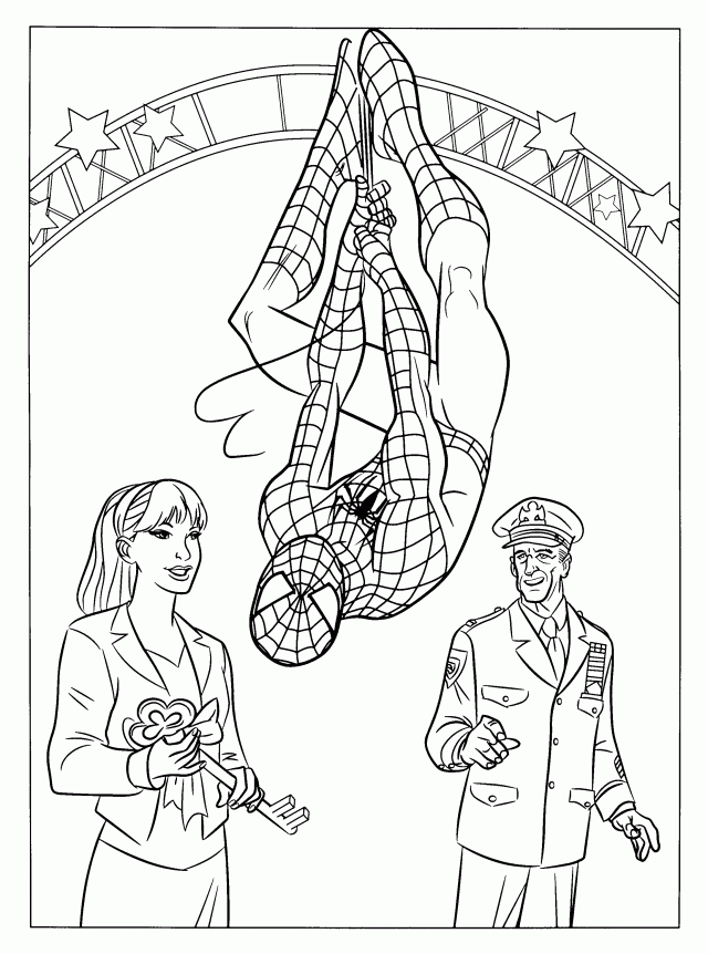 Spiderman Coloring Pages Spiderman Cartoon Coloring Pages 229089 