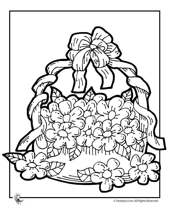 free may day coloring pages