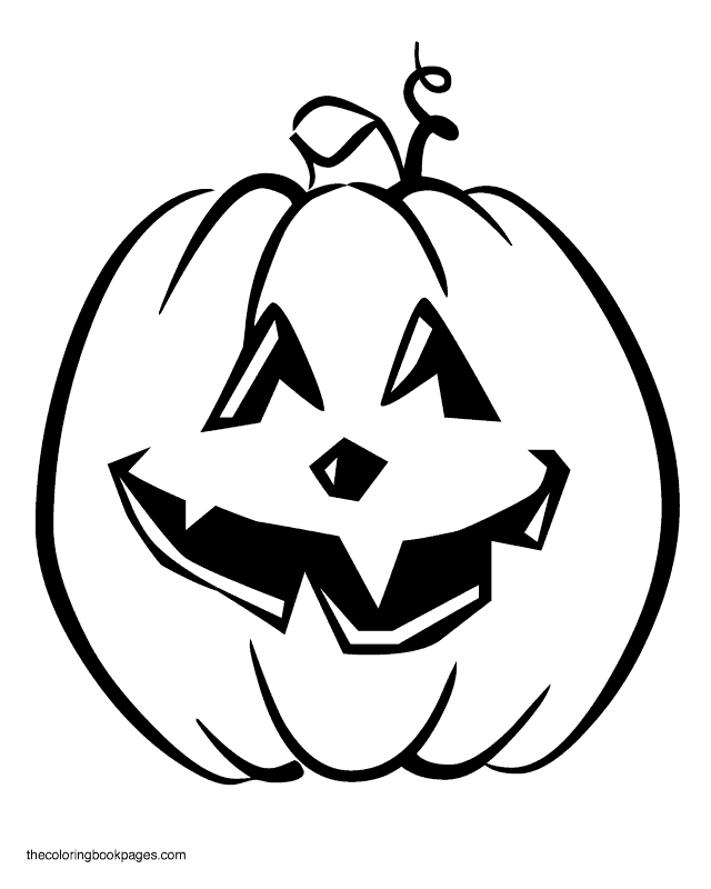 Jack o Lanterns Colouring Pages (page 2)