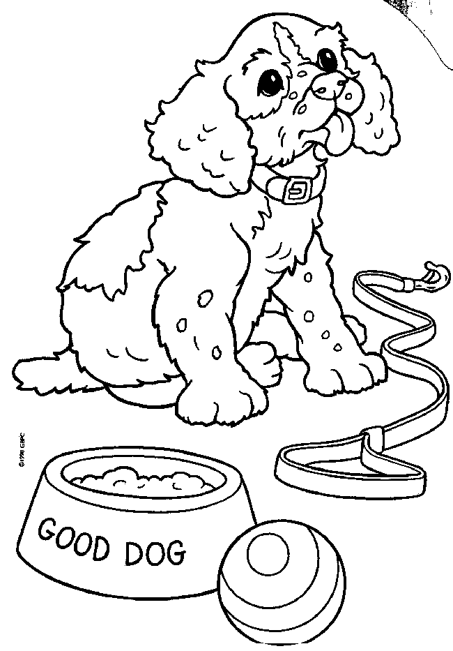 50 puppies Colouring Pages (page 3)