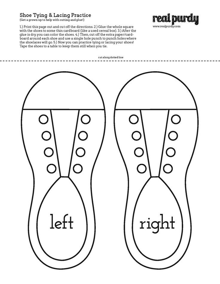 Shoe lacing/tying printable | Pete the Cat