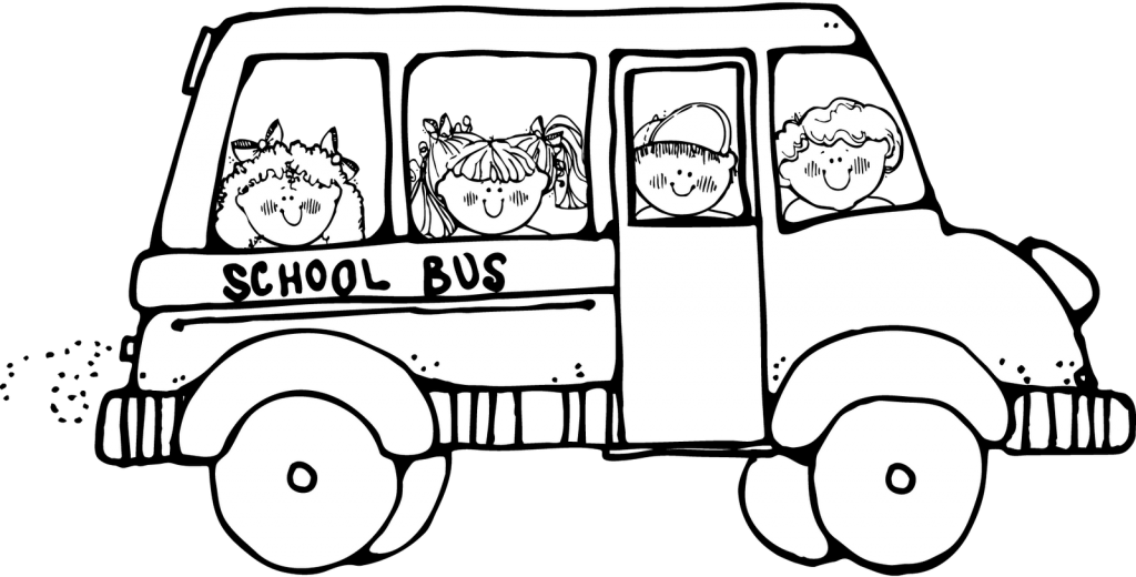 colorwithfun.com - Field Trip School Bus Printable Coloring Pages