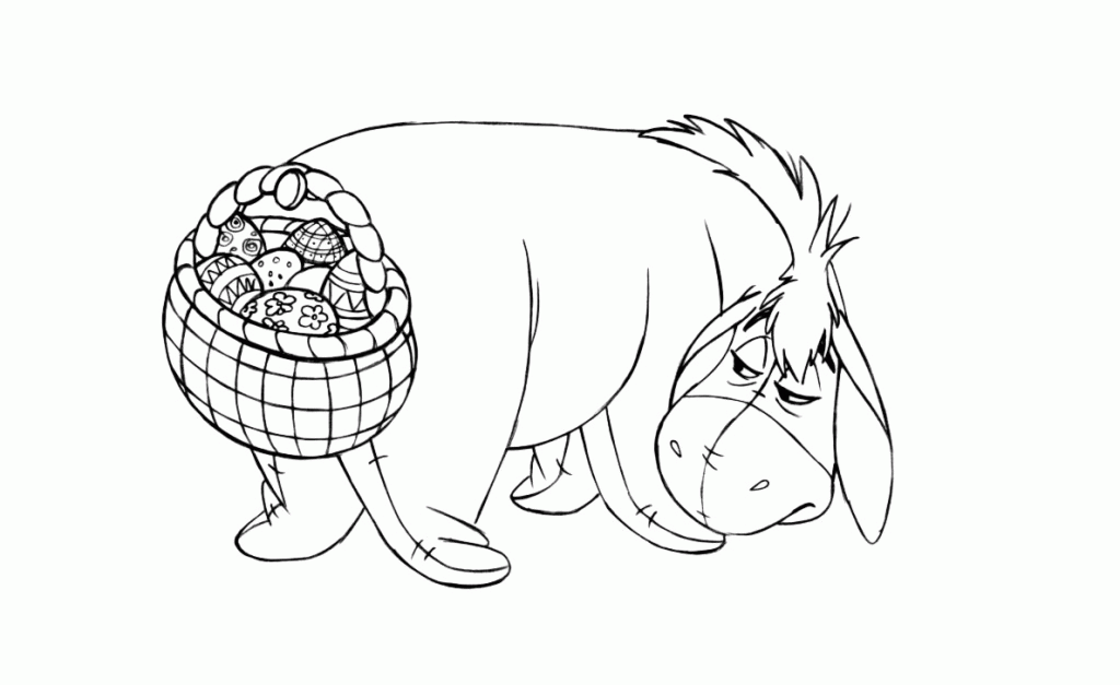 Easter Bunny Coloring Pages To Print - Free Coloring Pages For 