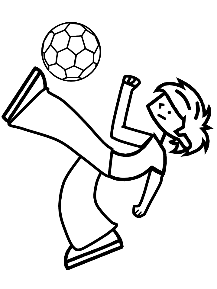 Soccer 1 Sports Coloring Pages & Coloring Book