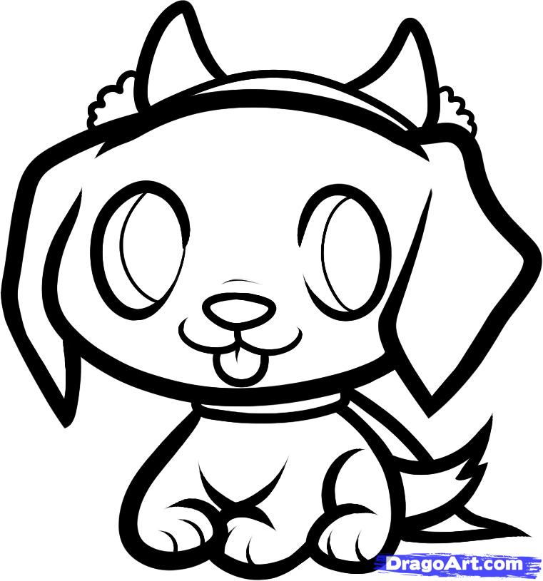 How To Draw A Halloween Puppy, Halloween Puppy, Step By Step Coloring
