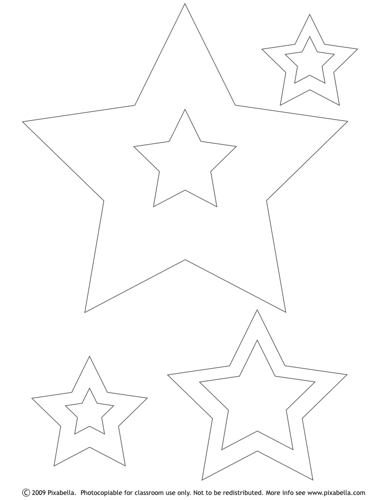 Free Printable Star Stencils