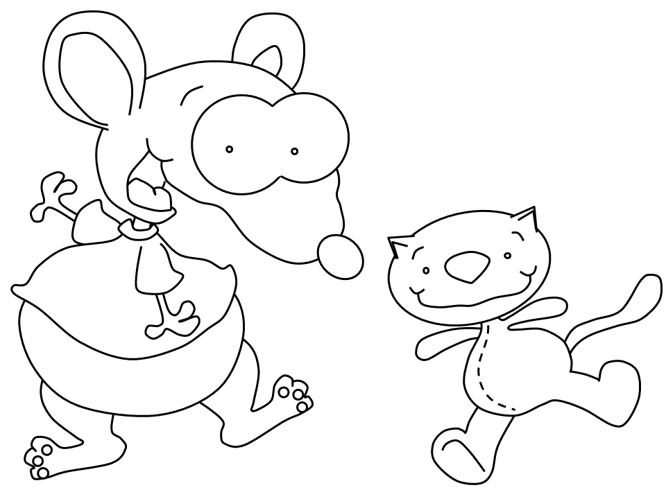 toopy binoo Colouring Pages