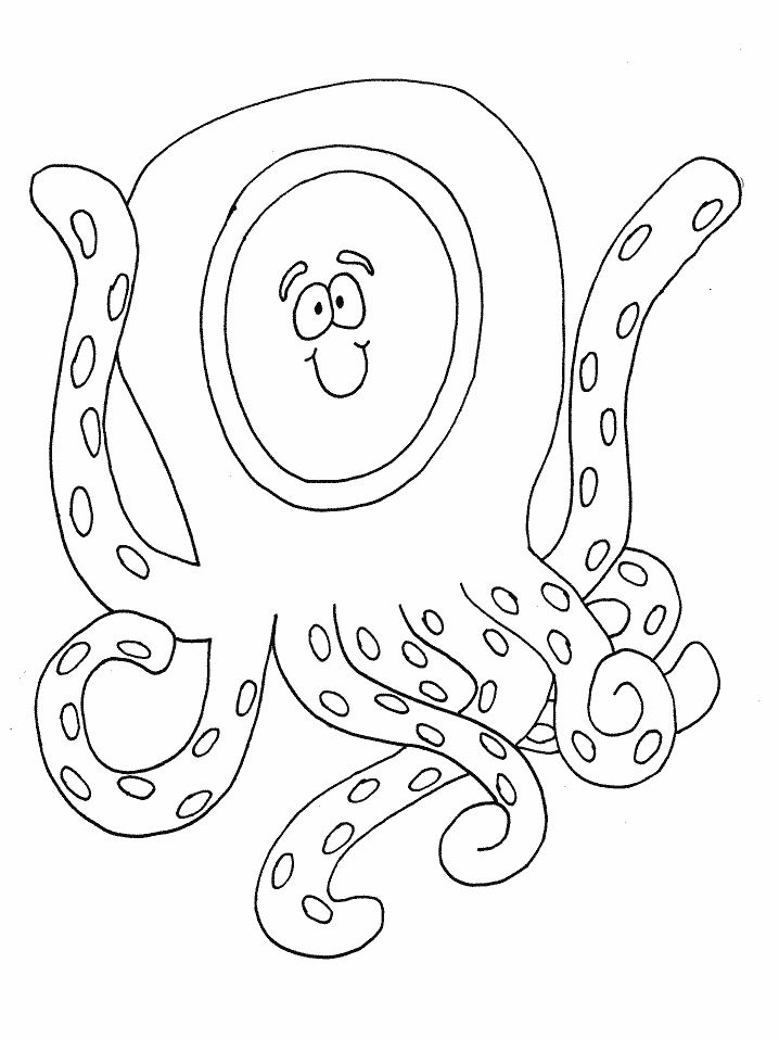 Printable O Octopus Alphabet Coloring Pages - Coloringpagebook.com