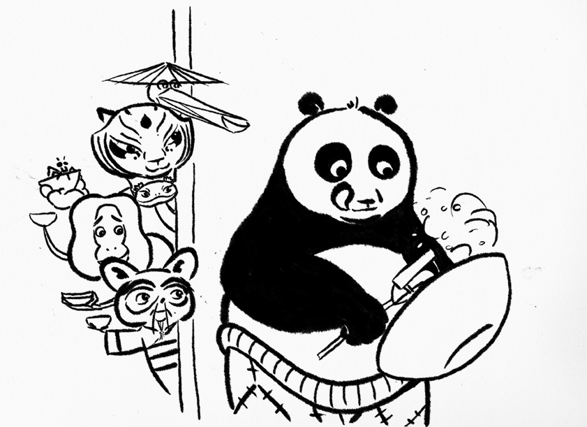 Kung Fu Panda Fried Rice by LizardLife on deviantART