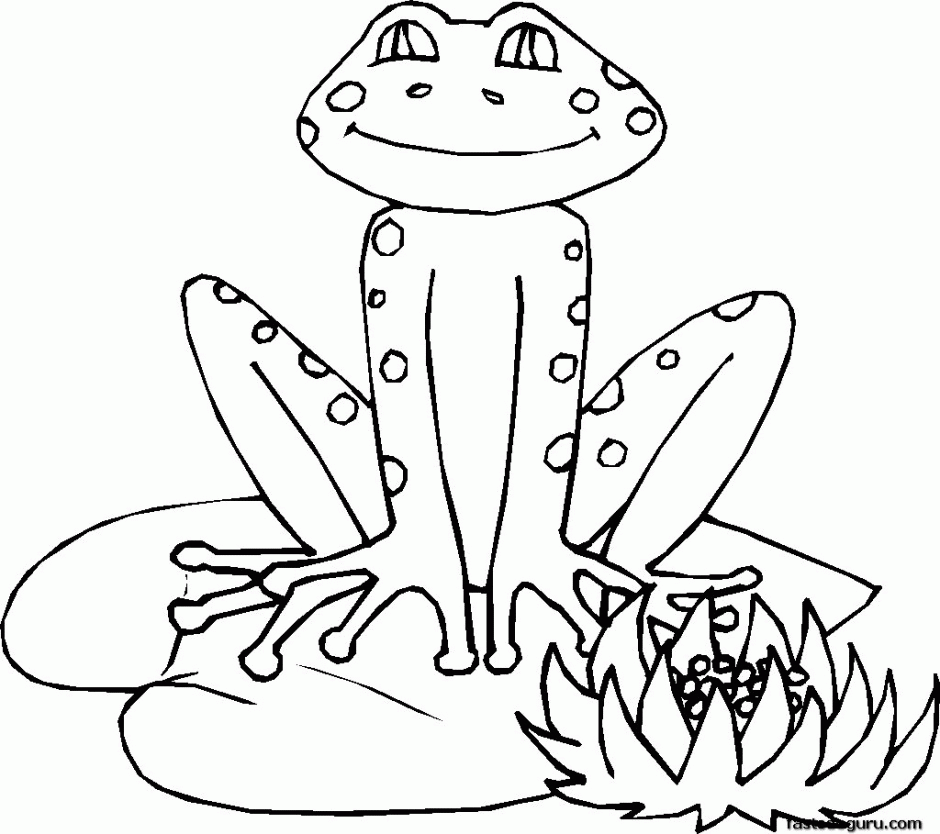 Frog Coloring Pages Printable Coloring Pages Amp Pictures Leap 