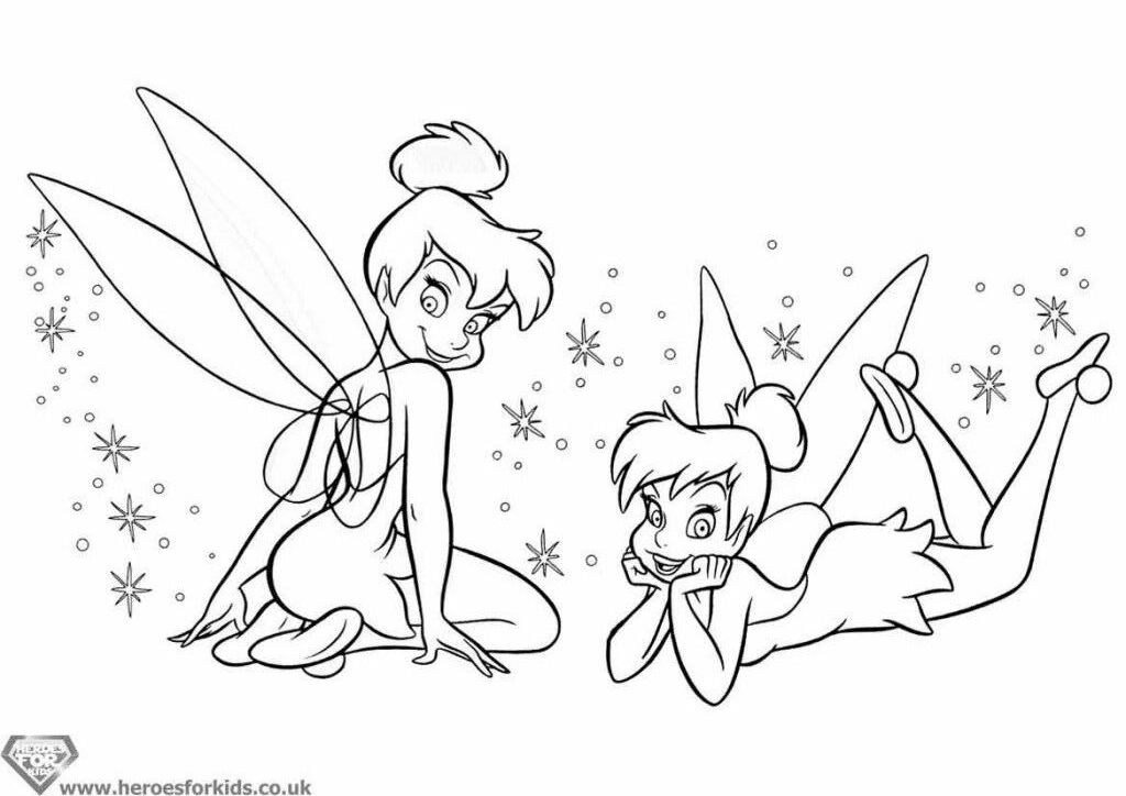Tinkerbell And Friends Coloring Pages To Print High Resolution 