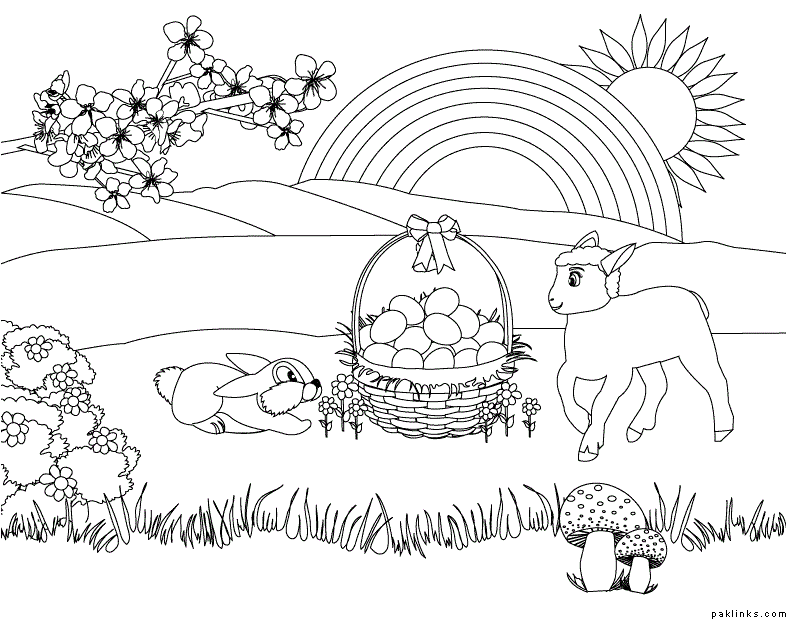 18+ Nature Coloring Pages For Kids Pdf Pics | Arte Inspire