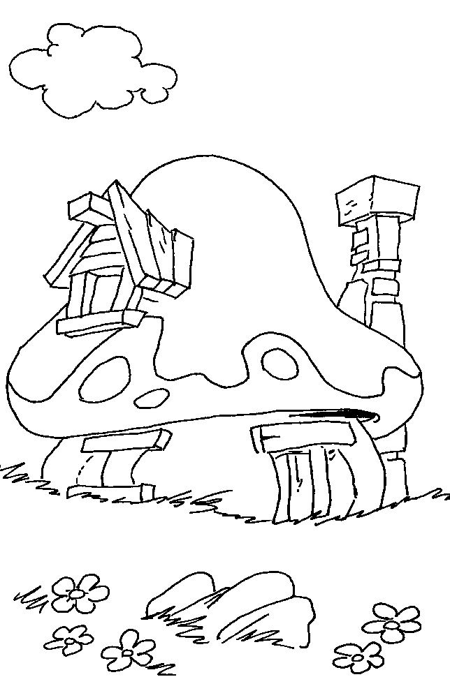 The Smurfs Coloring pages 12