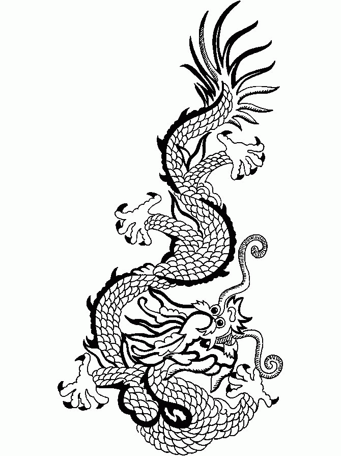 outlines | Dragons