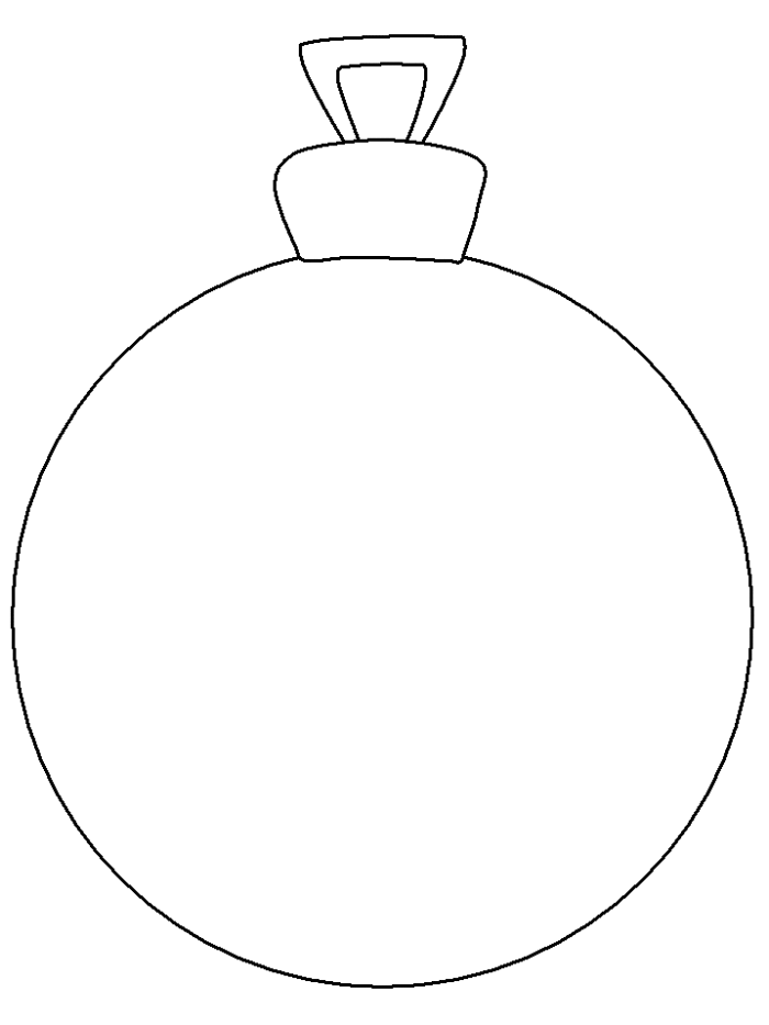 Christmas Ornament Is Great And Very Nice Coloring Page 