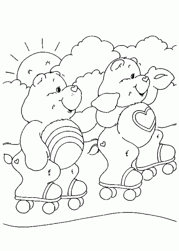 CARE BEARS coloring pages : 17 printables of your favorite TV 