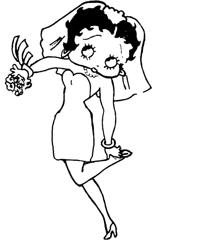 betty betty boop Colouring Pages (page 3)
