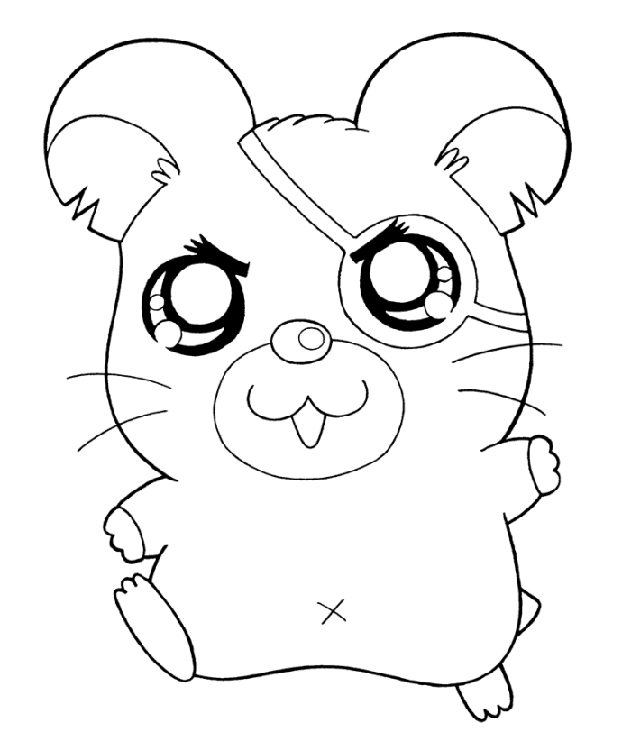 Jerry In Hamster Cage Coloring Pages - Cartoon Coloring Pages on 