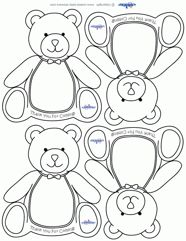 Download Teddy Bear Coloring Pages Free Printable - Coloring Home