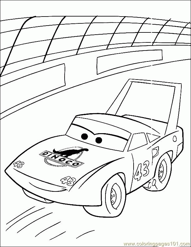 Coloring Pages 001 Cars 38 (Transport > Vehicle Transport) - free 