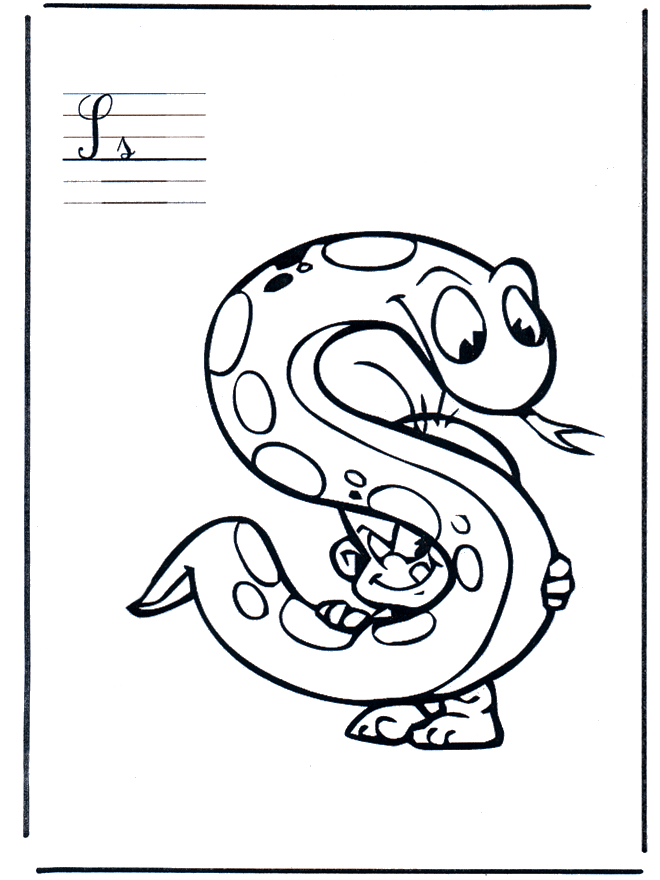 Letter S Coloring Pages - Coloring Home