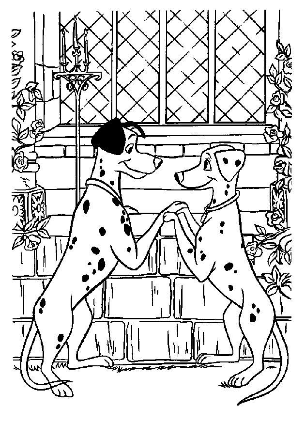 101 Dalmatians Coloring Pages
