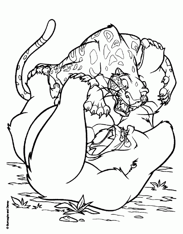 Tiger And King Kong Coloring pages | Coloring Pages