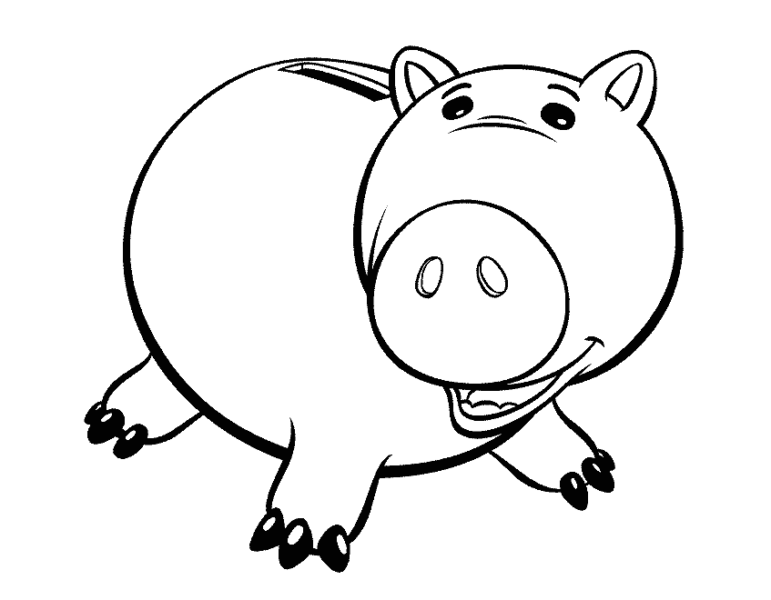 toy story toy story ham Colouring Pages