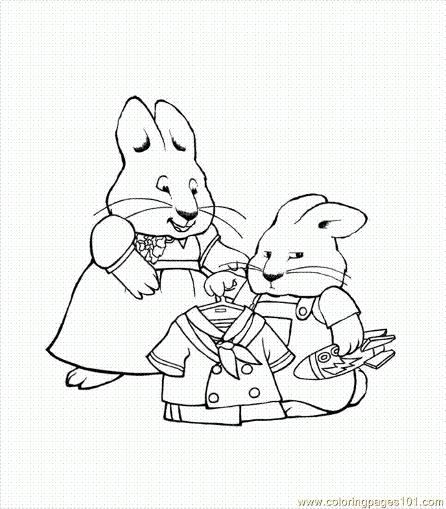 Coloring Pages Max Ruby 0001 (1) (Cartoons > Others) - free 