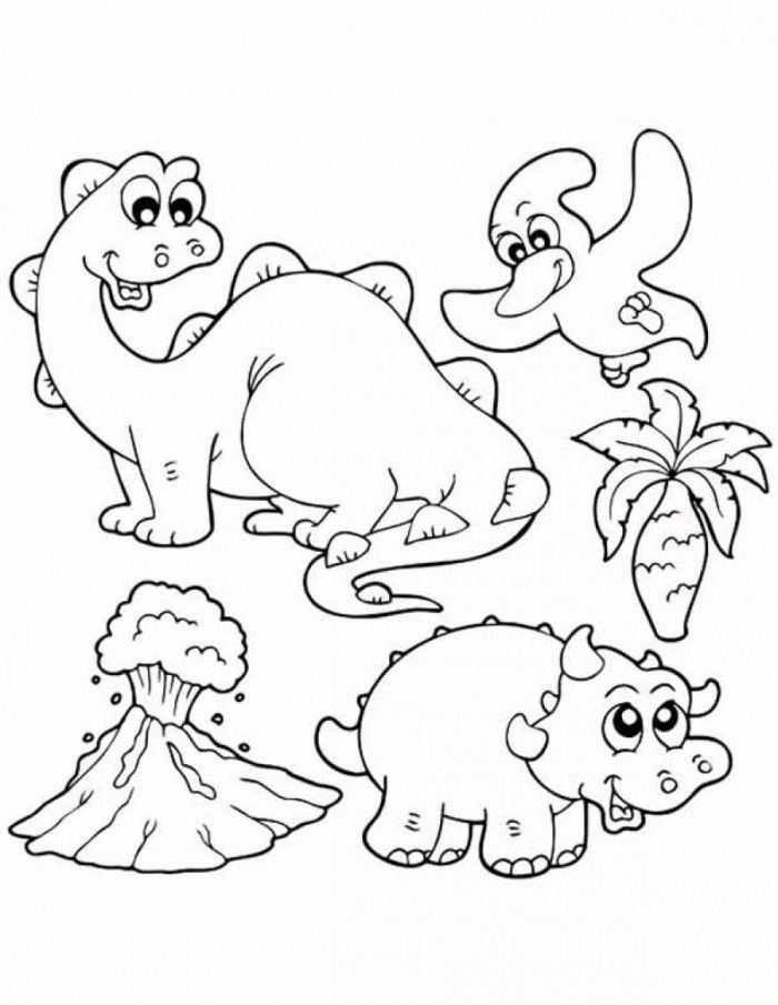 Dinosaur Coloring Pages Toddler