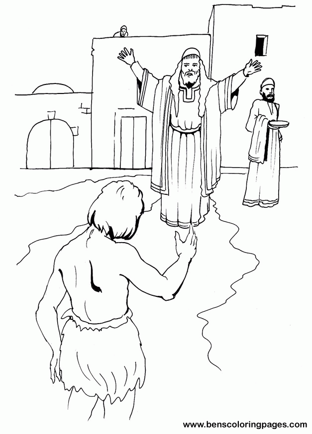 Prodigal son coloring pages.
