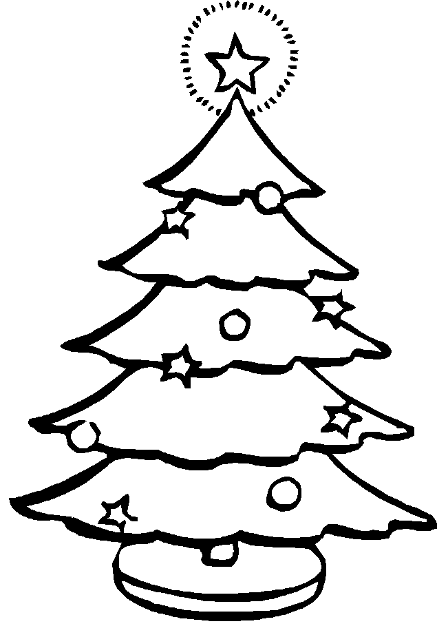 Coloring Christmas Tree Coloring For Kids - Christmas Coloring 