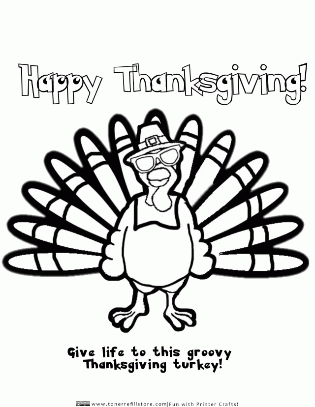 Cooked Turkey Coloring Pages Thanksgiving Turkey Cartoons 