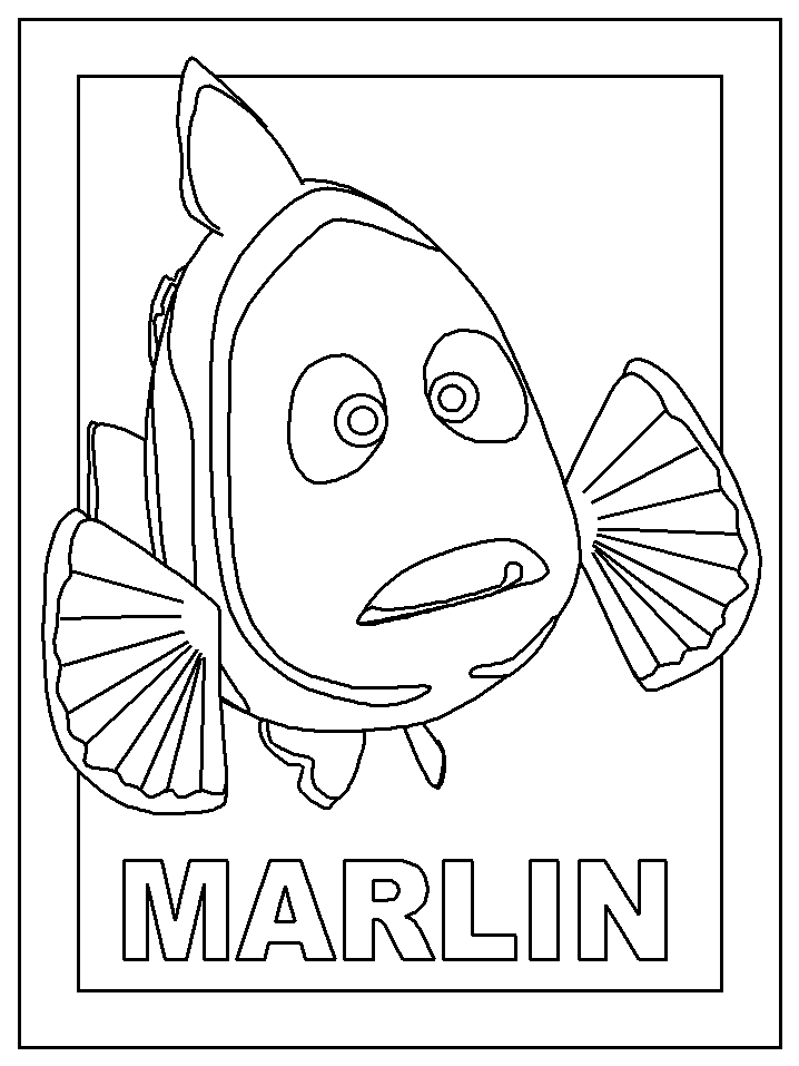 Finding Nemo Colouring Sheets | Coloring - Part 3