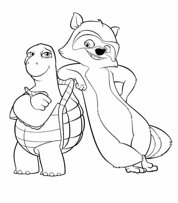 Over the Hedge - 999 Coloring Pages